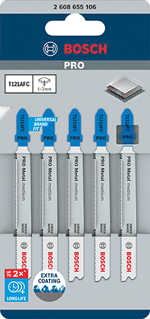 Stichsägeblätter Bi-Metall 5er Pack T 121 AFC Produktbild img2 L