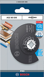 Multi-Cutter Zubehör Starlock BIM PRO Segmentsägeblatt ACZ 85 EIB Produktbild img2 L