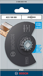 Multi-Cutter Zubehör Starlock BIM PRO Segmentsägeblatt ACZ 100 BB Produktbild img2 L
