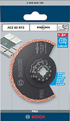 Multi-Cutter Zubehör Starlock BIM PRO Segmentsägeblatt ACZ 85 RT3 Produktbild img2 L