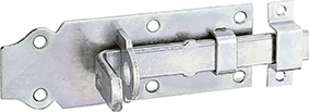 Schlossriegel gerade mit Schlaufe verz. Produktbild img1 L