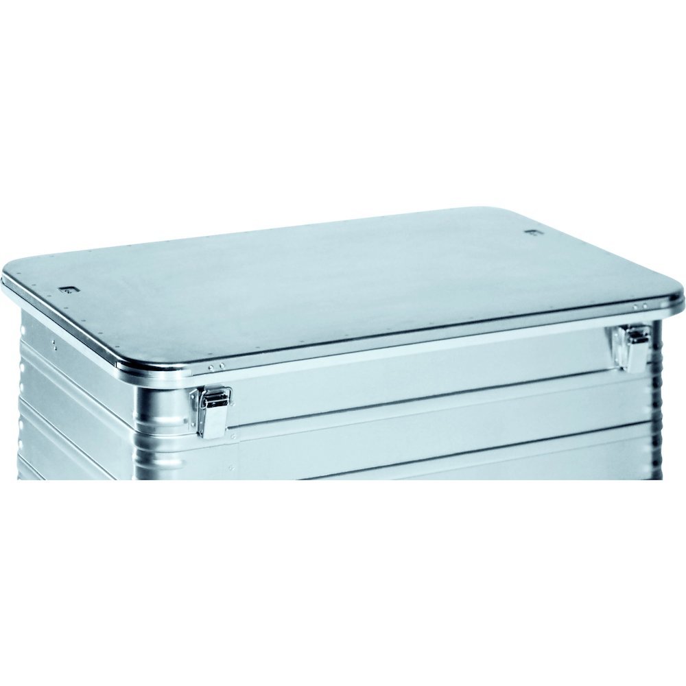Deckel anscharniert mit 2 Klappverschlüssen und Gurtbändern, für Aluminium Kastenwagen Produktbild img1 L