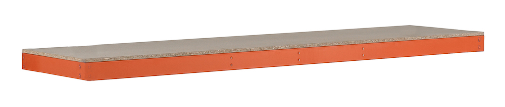 Zusatzebene (Spanplatte, V20 E1) für Z1 Regal, blau/orange Produktbild img1 L