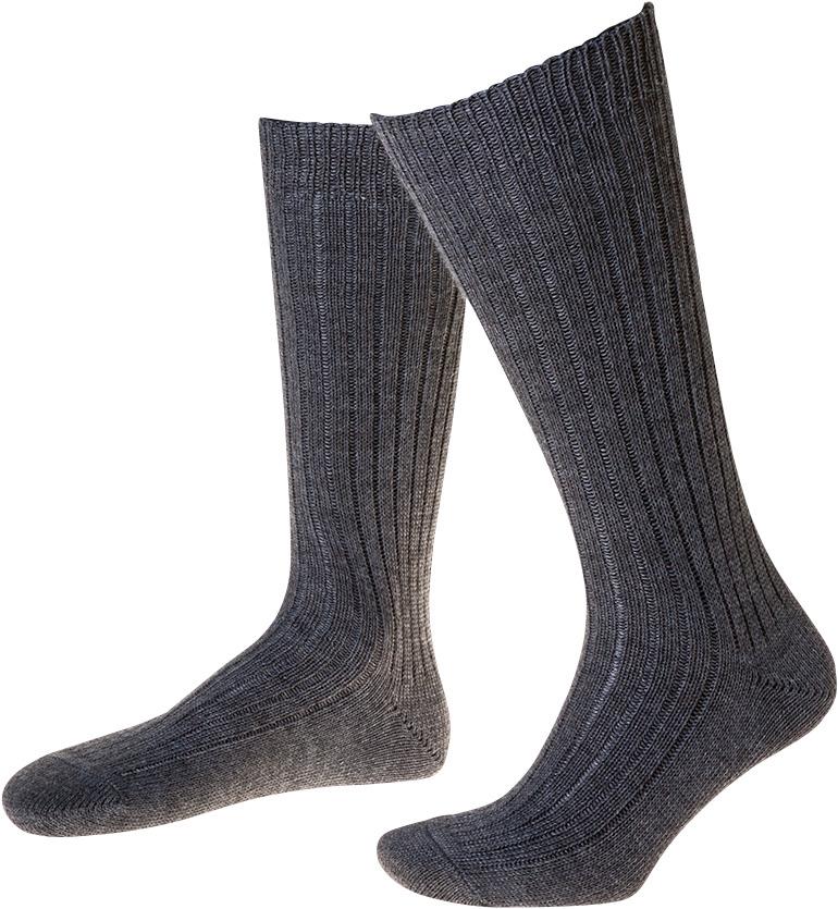 Berufssocke Gr. 41-42 60 % Schurwolle, 40 % Polyester, grau Produktbild img1 L