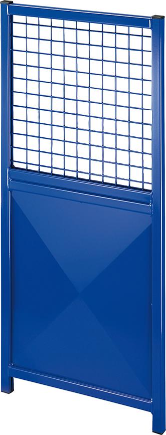 Trennwandgitter – Typ Draht/Blech-Kombination, RAL 5010 enzianblau Produktbild img1 L