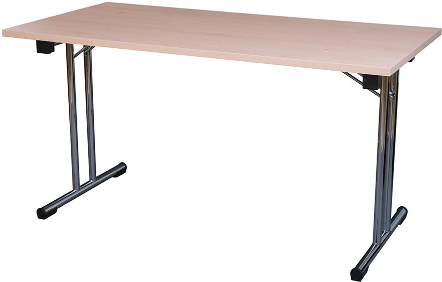 Klapptisch mit geraden Kufen, Buchedekor Produktbild img1 L