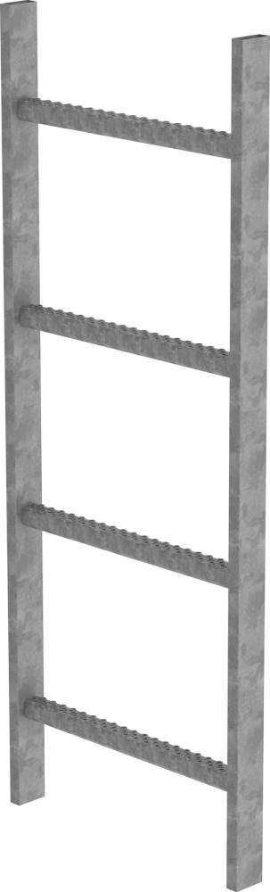 Schachtleiter, Stahl, feuerverzinkt, Außenbreite 440 mm, lichte Weite 400 mm Produktbild img1 L