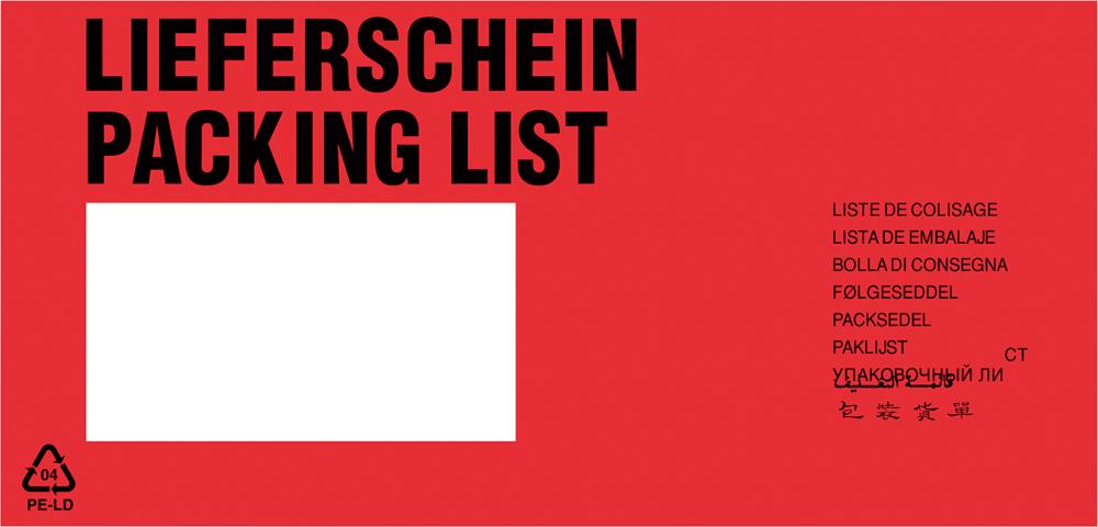 Dokumententaschen 240x118mm, DIN-langVE1000 Produktbild img3 L