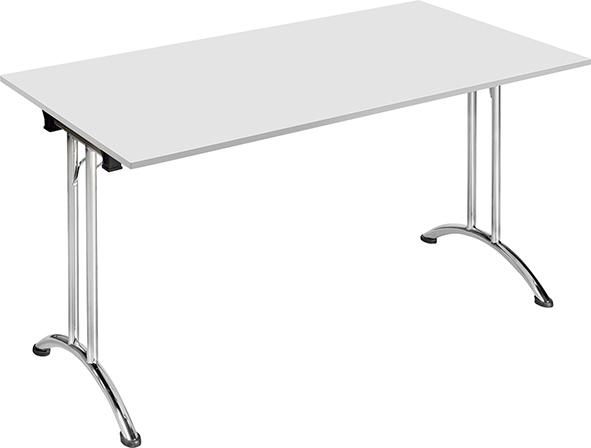 Klapptisch mit gebogenen Kufen, lichtgrau Produktbild img1 L