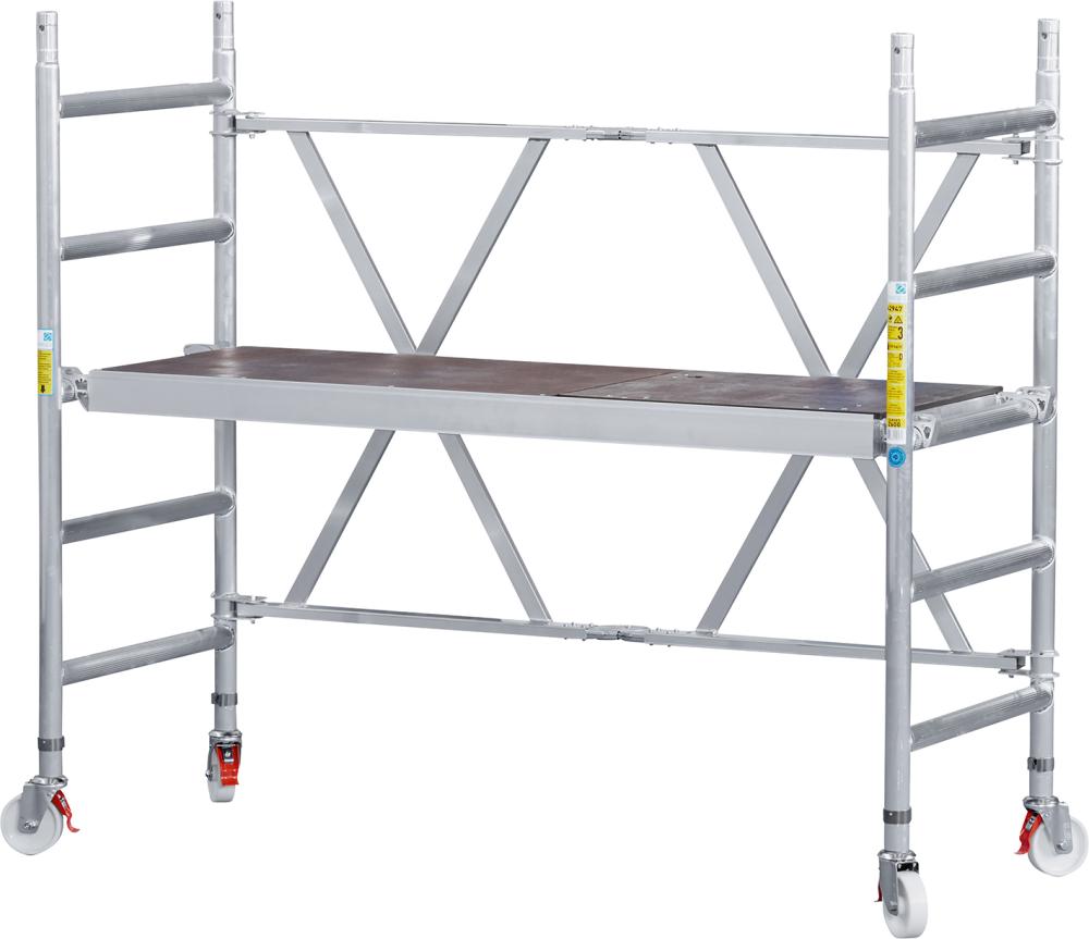 Klappgerüst CompactMaster 1T und 2T,
einfache und doppelte Plattformbreite Produktbild img1 L