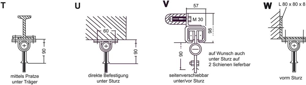 Streifenvorhänge, Befestigungsart V Produktbild img3 L