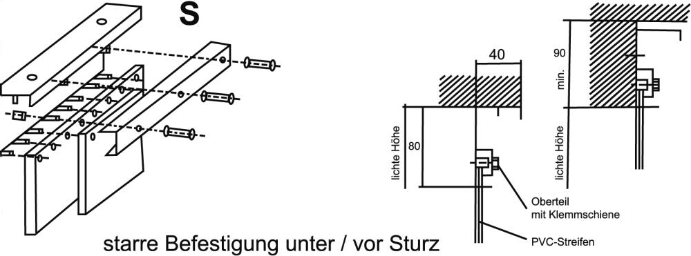 Streifenvorhänge, Befestigungsart V Produktbild img2 L