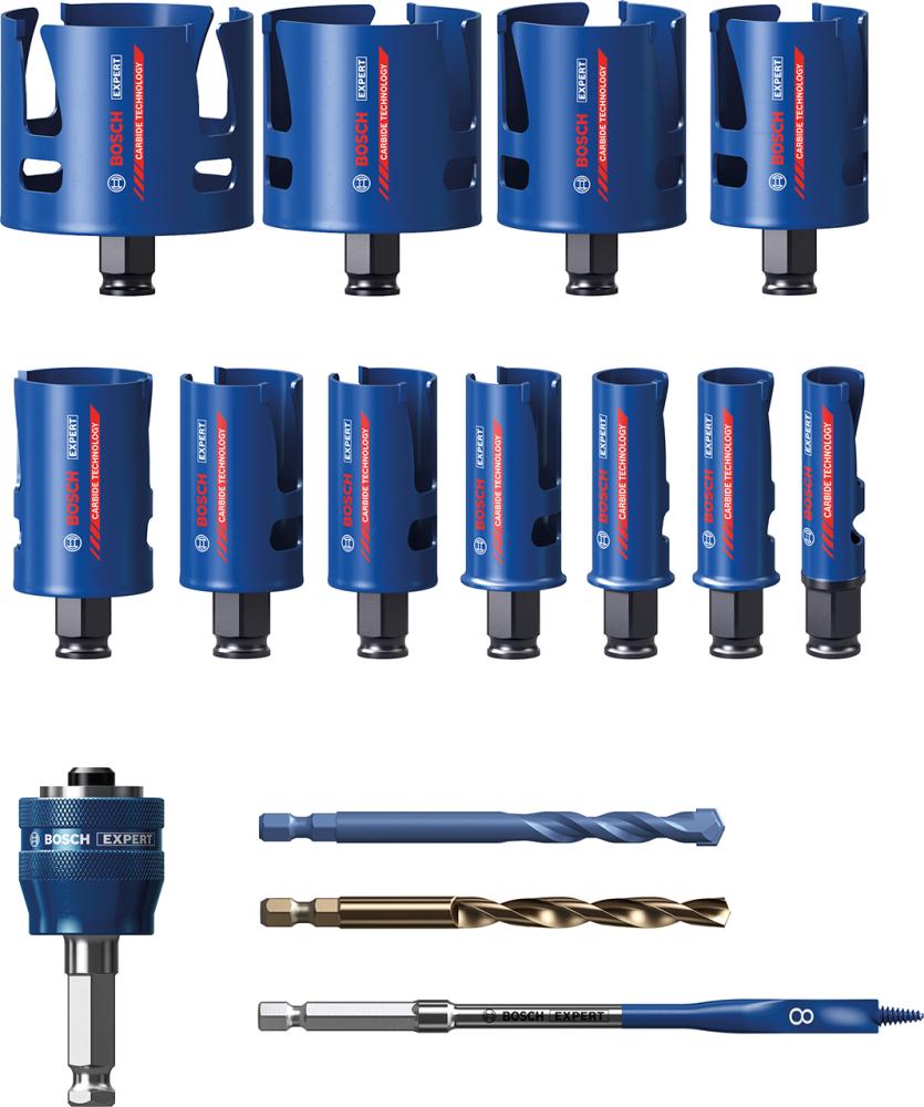 Lochsägenset Universal 15 tlg. 20-76mm EXPERT Bosch Produktbild img2 L