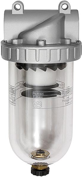 Druckluftfilter BR Standard, G1/2" DN15, BG 3, PC-Behälter, 5µm, RIEGLER Produktbild img1 L