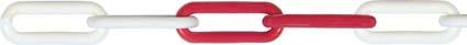 Absperrkette 6mm Stahl Kunstsoffbeschichtet rot/weiß Produktbild img1 L