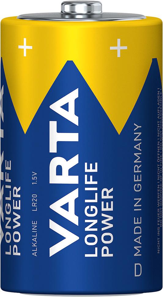 Batterie LONGLIFE VARTA Power D 2er Blister Produktbild img2 L