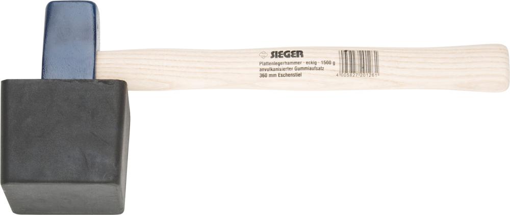 Plattenlegerhammer 1500g eckig Idealspaten Sieger Produktbild img1 L