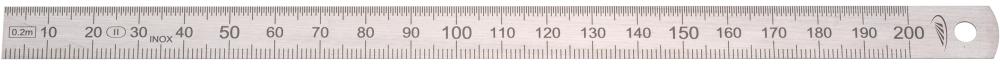 Stahlmaßstab, 1/1 mm-Teilung Oberkante, biegsam, Helios-Preisser Produktbild img1 L