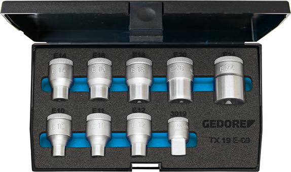 Steckschlüssel-Satz 1/2" E10 bis E24 9-teilig Gedore Produktbild img1 L