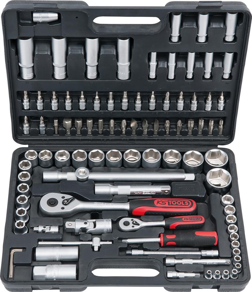 Steckschlüssel-Garnitur 1/4"+1/2" 94-teilig KS Tools Produktbild img1 L
