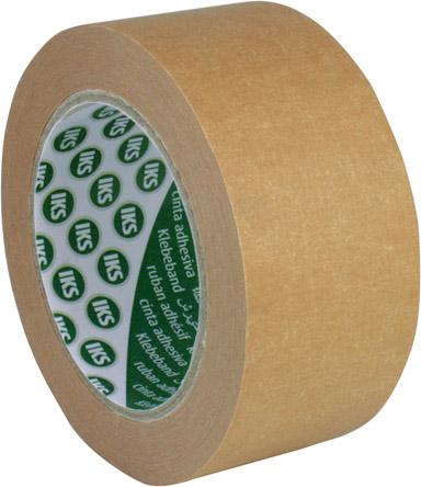 Papier-Packband 50m x 50mm, braun Naturkautschukkleber Produktbild img1 L