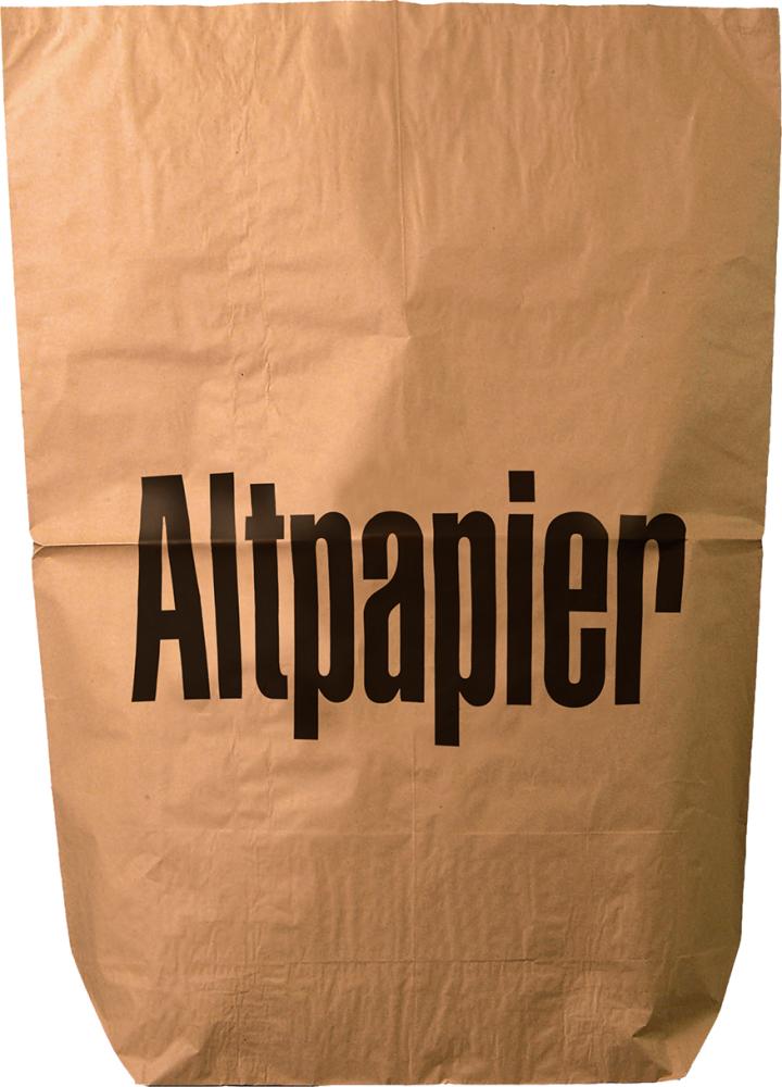 Papiersack, mit Aufdruck Produktbild img1 L