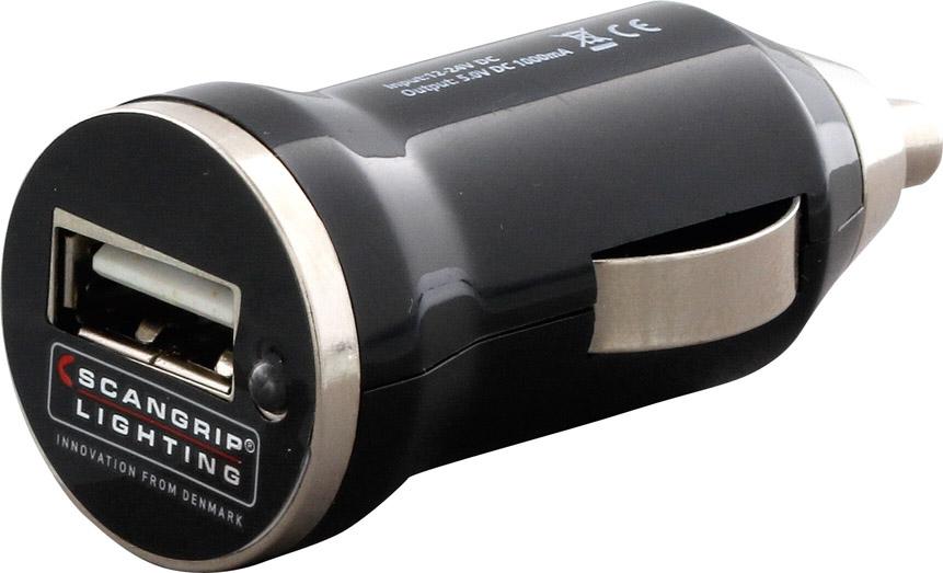 USB-KFZ-Ladegerät 12-24V SCANGRIP Produktbild img1 L