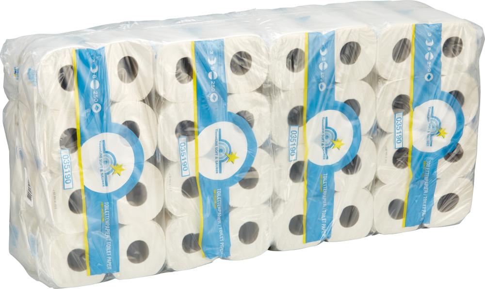 Toilettenpapier Tissue 3-lagig naturw. 64 Rollen Produktbild img1 L