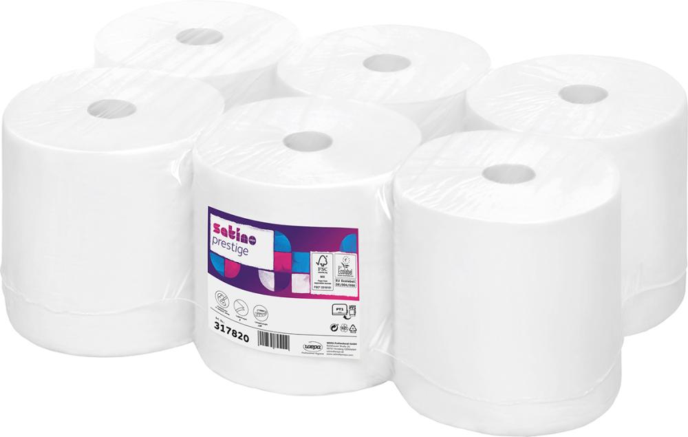 Handtuchrolle Prestige 2-lagig, 150m, 6 Rollen SATINO Produktbild img1 L