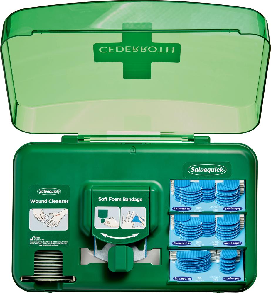 Wound Care Dispenser blueErste Hilfe Spender CEDERROTH Produktbild img1 L