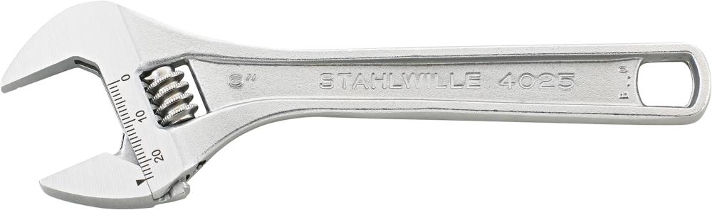 Rollgabelschlüssel 6" 159mm verchromt Stahlwille Produktbild img1 L