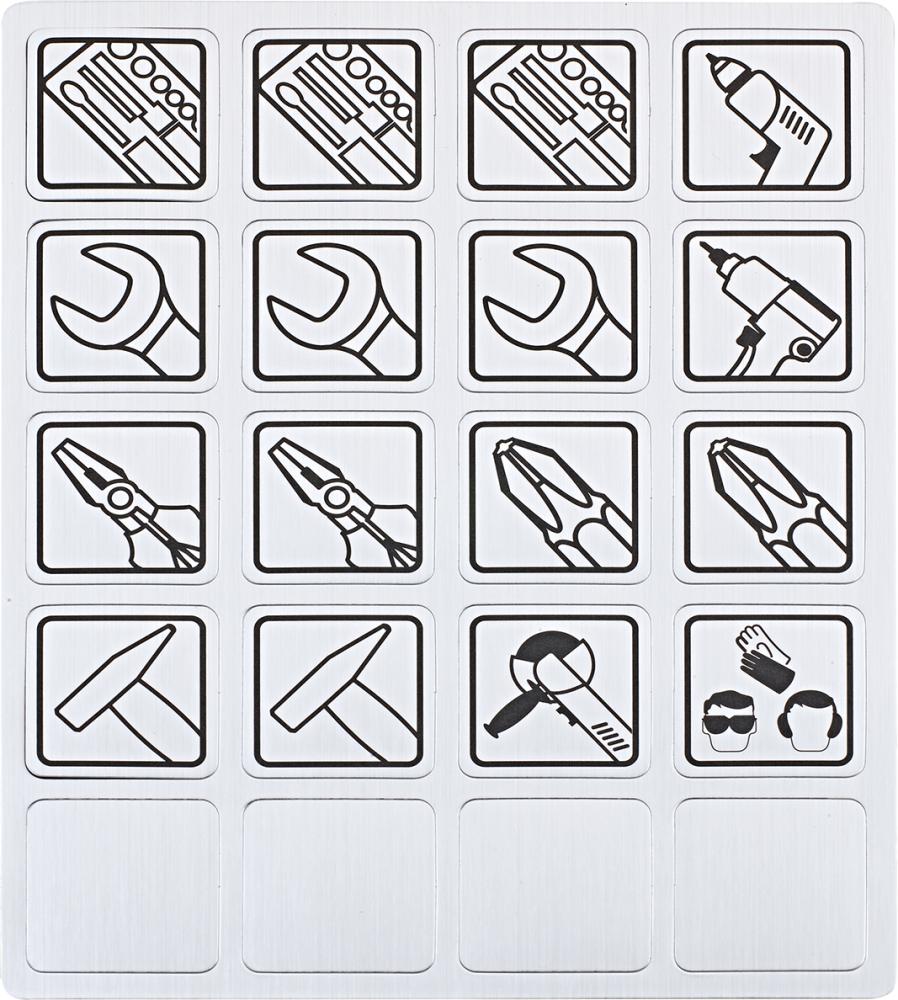 Magnetetiketten Symbole Werkzeug Produktbild img1 L