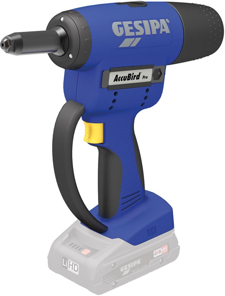 Akku-Nietpistole solo AccuBirdPRO Gesipa ohne Akku ohne Ladegerät Karton Produktbild img1 L