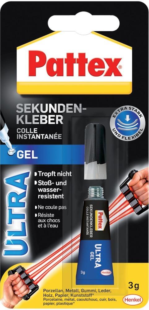 Sekundenkleber PATTEX Ultra Gel 3g Produktbild img1 L