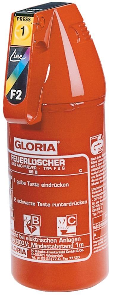 Autofeuerlöscher F 2 G 2kg EN3 A-B-C Produktbild img1 L