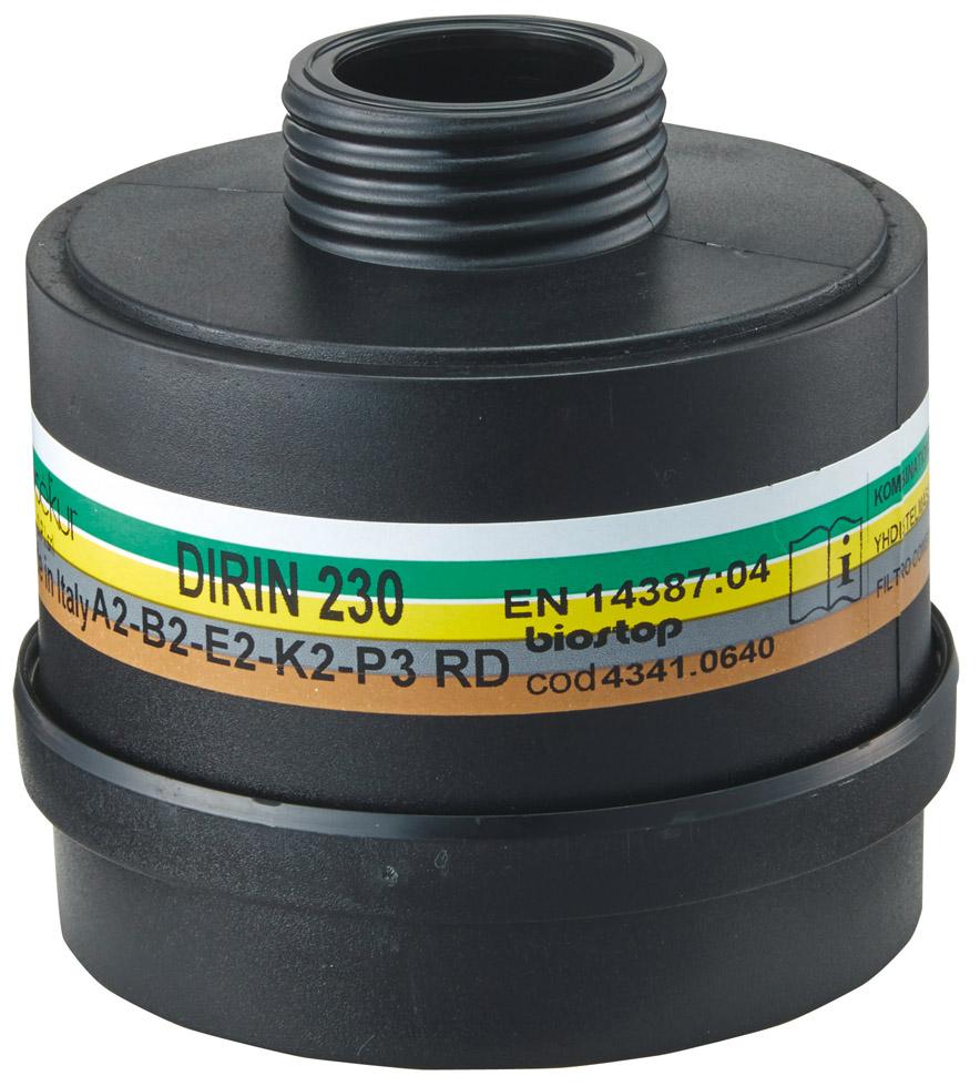 Mehrbereichskombifilter Dirin 230, ABEK2-P3R D EKASTU Safety Produktbild img1 L