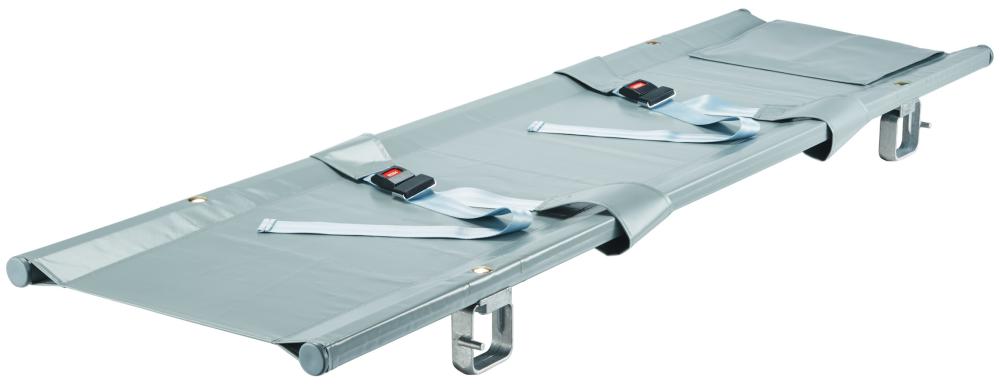 Krankentrage DIN 13024 B556xL2302xH137 mm 1xklappbar,4Gleitfüße Chemiefasergewebe Produktbild img1 L