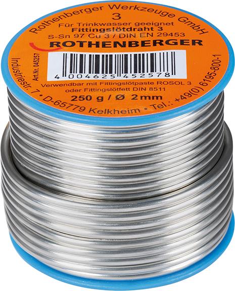 Fittingslot D. 3 mm Nr.4.5255 250g Rothenber.Rothenberger Produktbild img1 L