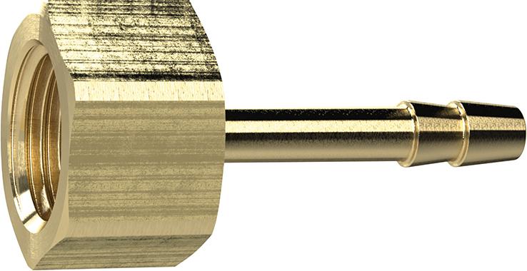 Aufschraubschlauchtülle Messing, IG G3/8", LW 6 SW 19mm RIEGLER Produktbild img1 L