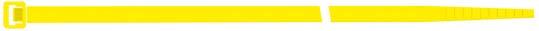 Kabelbinder Nylon gelb 280x4,5mm a100Stück SapiSelco Produktbild img1 L