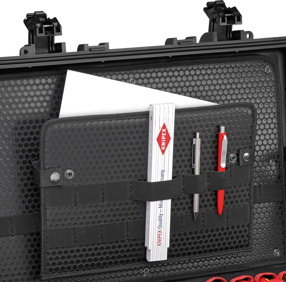 Werkzeugsortiment Elektriker 63-teilig im Schutzkoffer Knipex Produktbild img2 L