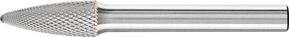 Hochleistungs-HM-Frässtift, 6-mm-Schaft, Rundbogenform RBF Produktbild img2 L