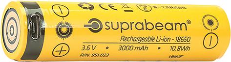 Ersatzakku 18650 passend zu Q3r/Q4xr suprabeam Produktbild img1 L