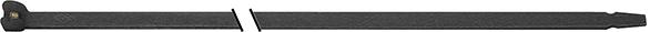 Kabelbinder mit Stahlnase, schwarz Produktbild img1 L