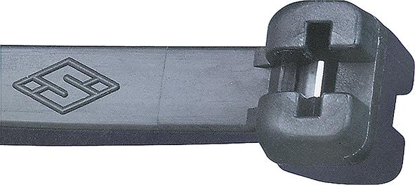 Kabelbinder mit Stahlnase, schwarz Produktbild img2 L
