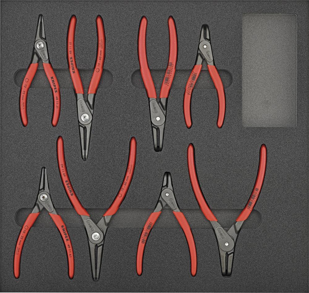 Werkzeugmodul 1/3 Sicherungsringzangen Knipex Produktbild img1 L