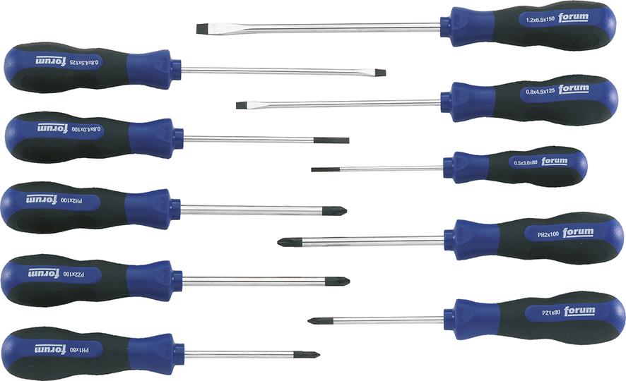 Schraubendreher-Satz 10tlg. Schl./PH/PZ FORUM Produktbild img1 L