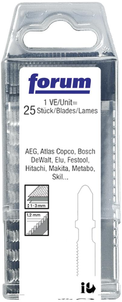 Stichsägeblatt für Metall, gerader, feiner Schnitt, FORUM Produktbild img3 L