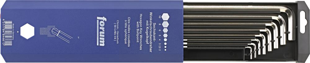 6kt-Schl.-Satz DIN911L 2-10mm 8tlg.Kugelk. FORUM Produktbild img1 L