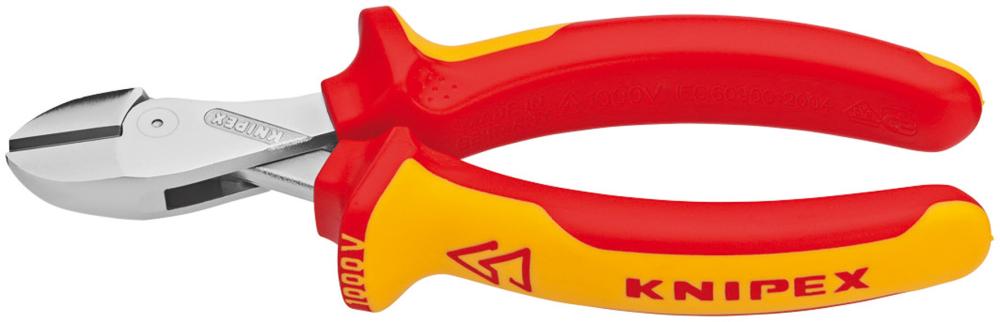 Kompakt-Seitenschneider VDE mit Kunststoff-Griffen 160mm KNIPEX Produktbild img1 L